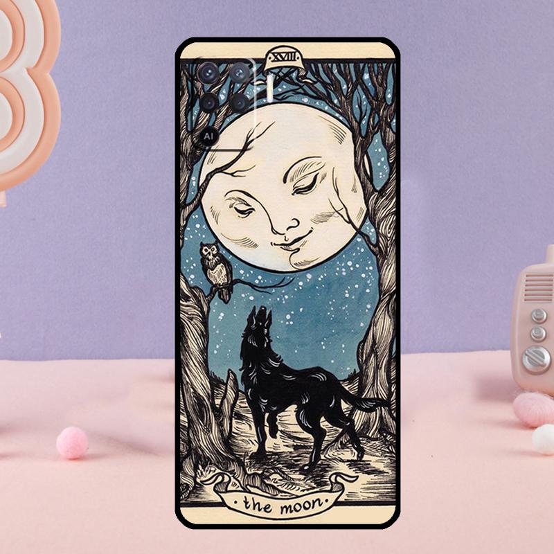 Sun Moon Art Phone Case For Oppo A38 A18 A58 A78 A98 A79 A40 A60 A80 A16 A76 A96 A15 A74 A94 A54 A77 A17