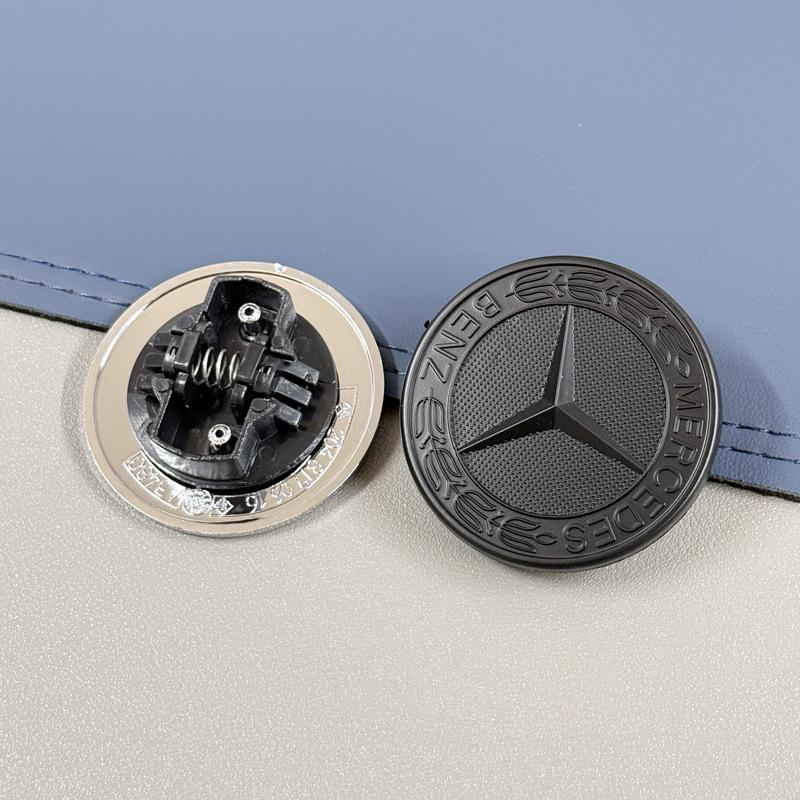 ABCERS Mercedes Hood Emblem: Fits GLC, GLK, CLA, CLS with 57mm Spring