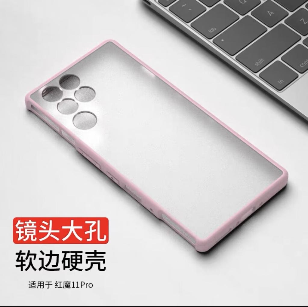 For ZTE Nubia RedMagic 11S Pro Plus Red Magic 11 Pro Case Simple For MagSafe Magnetic Matte Transparent Acrylic Phone Cover