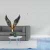 Resin Spreading Wing Metal Statue Sculpture Feng Shui Ornament Decorative Abstract Figurine