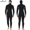 Wetsuit Men's 3MM Hooded Thickened Warm Winter Swimsuit One-piece Cold-proof Snorkeling Surfing Wetsuit