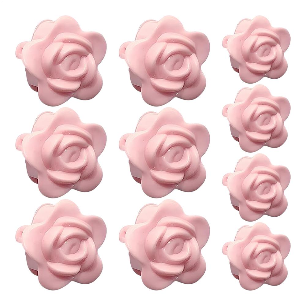 

Money Plant Clips For Wall 10pcs Flower-Shaped Vines Climbing Clips Hooks Adhesive Sticker Plant Traction Tool Fixing Holder розовый