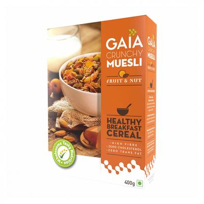 Crunchy Muesli with Fruits and Nuts (400 G), Crunchy Muesli Fruit & Nut, Gaia