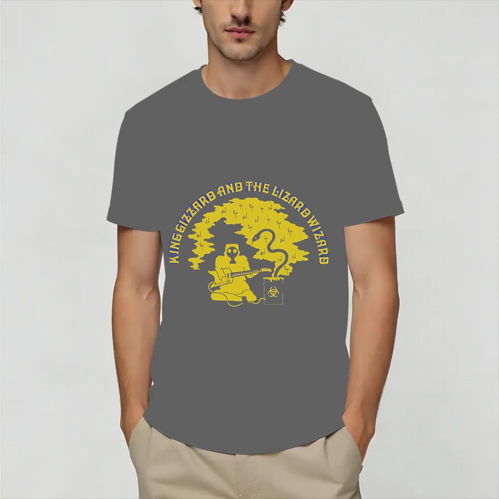 Unisex TShirts King Gizzard And The Lizard wizard Vintage Cotton Tees Short Sleeve T Shirt Crew Neck Clothing Plus Size
