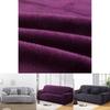 Durable Easy Fit Sofa Slipcover Plush Velvet Cover With Excellent Elasticity For Sofas