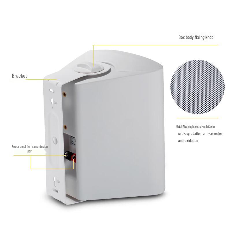 Lingque MB601B+MS3025U Bluetooth PA System with Wall Speakers