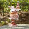 Cartoon Santa Claus Ornaments Exquisite Christmas Ornament Adorable Resin Santa Claus Statues  Desk