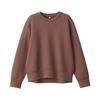 MUJI Double Knit Size S Women's Sweatshirt, Brown, (BB2R4A4A)