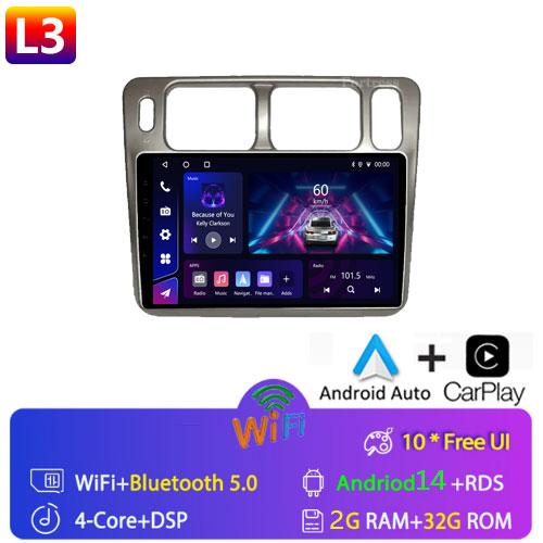 Car Android 13 For Mitsubishi Pajero iO 1998 - 2007 Car Radio Stereo Multimedia Player GPS Navigation 5G Wifi QLED 2din