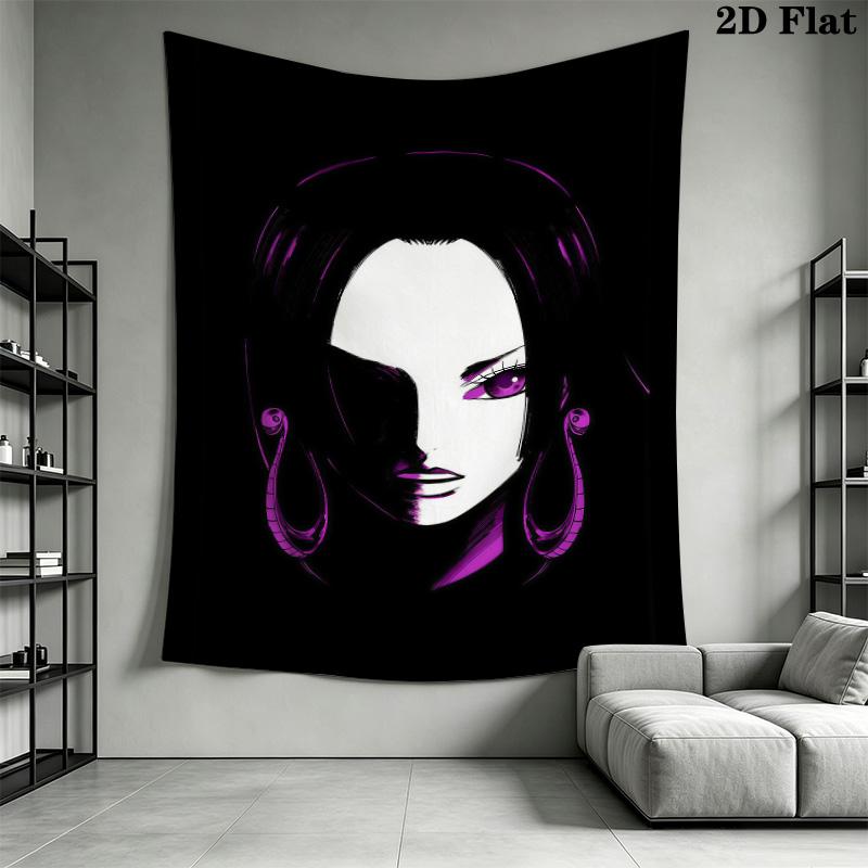 Boa Hancock Wall Tapestry Aesthetic Wall Hanging Printed Fabric Blanket Decorative Tapestries For Bedroom Living Room Home Decor