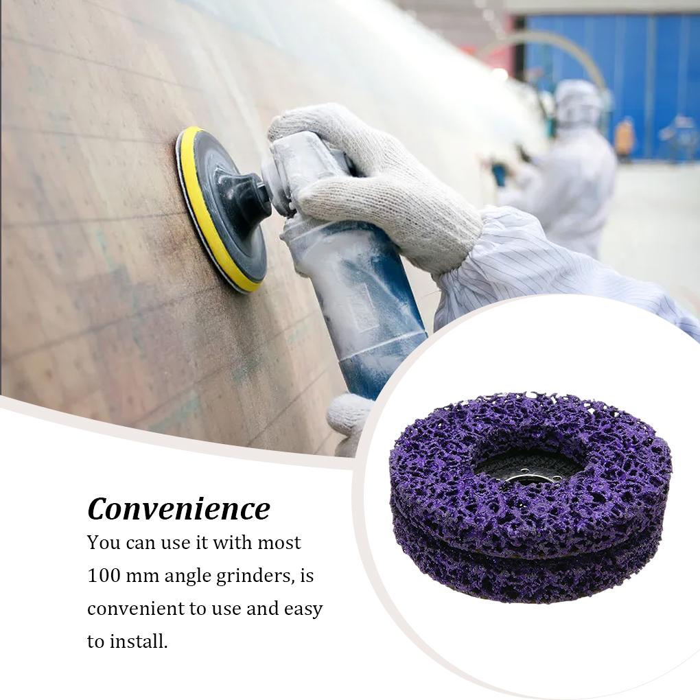 Strip Disc Household Accessories Durable Stable Performance Convenience Angle Grinders Practical Friction Aluminum Wheel