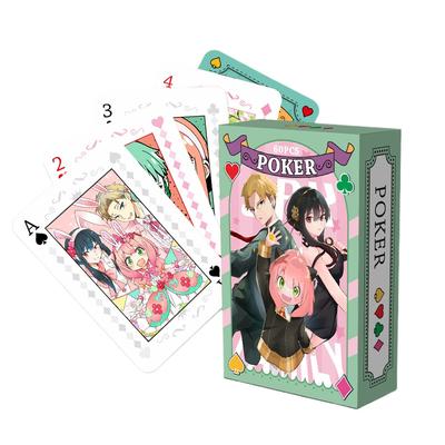 Anime Poker Toy SPY×FAMILY Game Cards Anya Forger Loid Forger Cosplay Hardcover Collection Gift