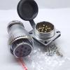 Feida Yongfeng P28 Aviation Plug 26-core 2-pin Metal Connector with Dust Cover Square Socket