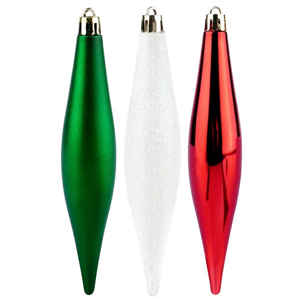 4x Bombki Choinkowe Świąteczne Nietłukące Kolorowe Zestaw Bombek Choinkę