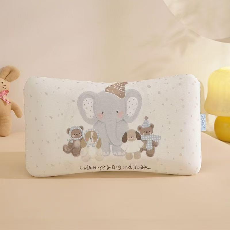 Summer Children's Cartoon Memory Foam Pillow: Cool-touch, Skin-friendly, Slow Rebound, Neck Support for Kindergarten Naps.