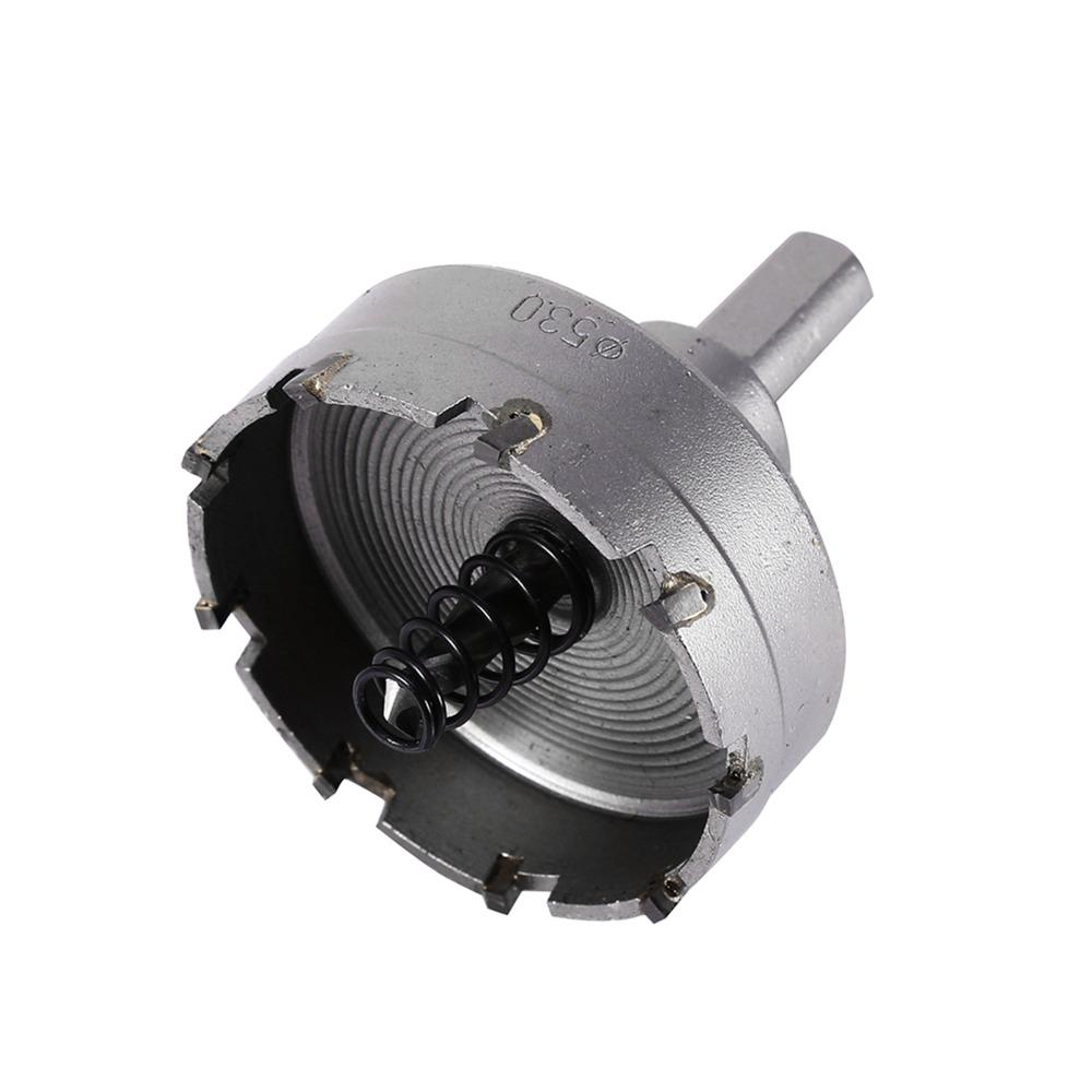 13-teiliges TCT-Bohrer-Set, 16-53 mm Größen, Hartmetall-Lochsägen-Set für Metallschneiden