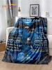 Personalized Letter Blanket Soft Throw for Home Bedroom Bed Sofa Picnic Cover Perfect Gift for Son Daughter Granddaughter