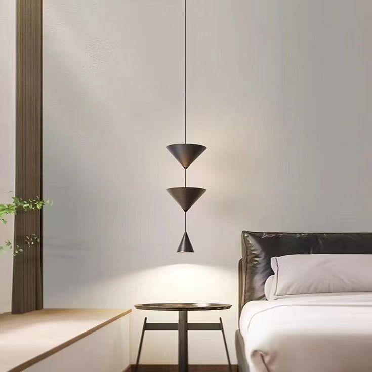 Modern Art Conical Pendant Light for Bedroom, Living Room, Dining Room, and Entryway