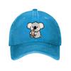 Cappellino da Baseball Carino Koala che Beve Tè al Latte Boba Regolabile Cotone Casual Estivo Unisex