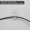 27 Pack Small Adhesive Wall Hooks, Clear Mini Hooks with Adhesive Strips, Damage Free Sticky Hooks for Hanging Decorations,Lights and Cables