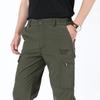 Herren Schnelltrocknende Mehrfach-Taschen Wasserdicht Winddicht Outdoor-Hose, Lockere Passform, Gerades Bein, S105