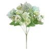 Peony & Daisy Silk Bouquet: 7-Fork Faux Flowers for Home Decoration