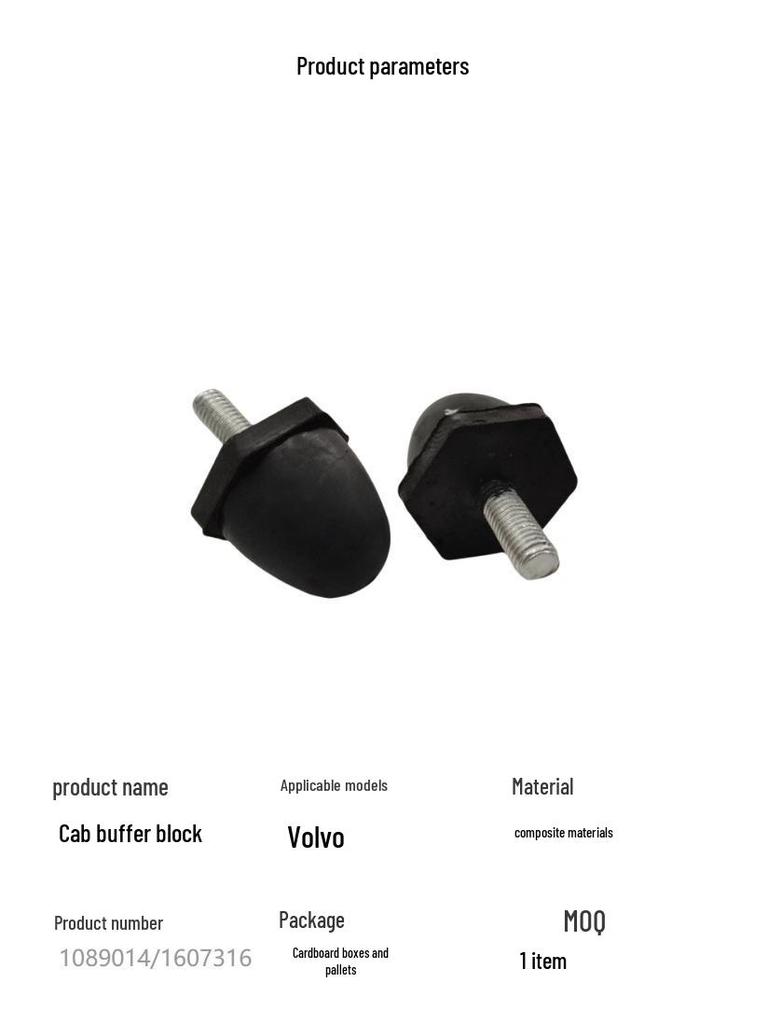 Premium Cab Buffer Block 1089014/1607316 for Volvo Trucks