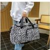 Can Chi Large Capacity Leopard Print Travel Duffel Bag