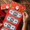 2Pcs Christmas Money Bag Holiday Red Envelope 10-Slot And Gift Card Clip Perfect For Christmas Birthdays And Thanksgiving