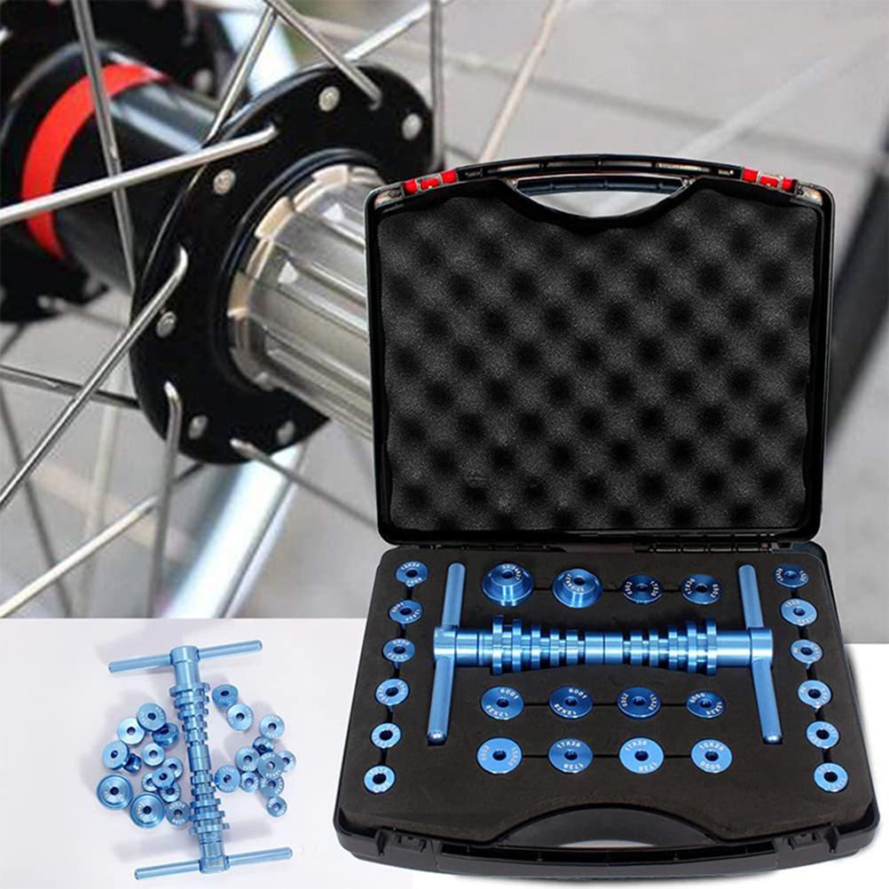 Bike Bearing Press Set Wheel Pivot Point Universal Hub Cycle Bearing Press Soft Tail Frame Set Bike Repair Tools