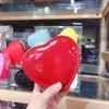 2025 Cute Peach Heart Mini Jelly Coin Purse - Fashionable, Child-Friendly Lipstick Bag