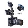 Portable Metal Camera Tripod Adjustable Height With Nonslip Base For Phone DSLR Travel Photography Videography Equipment