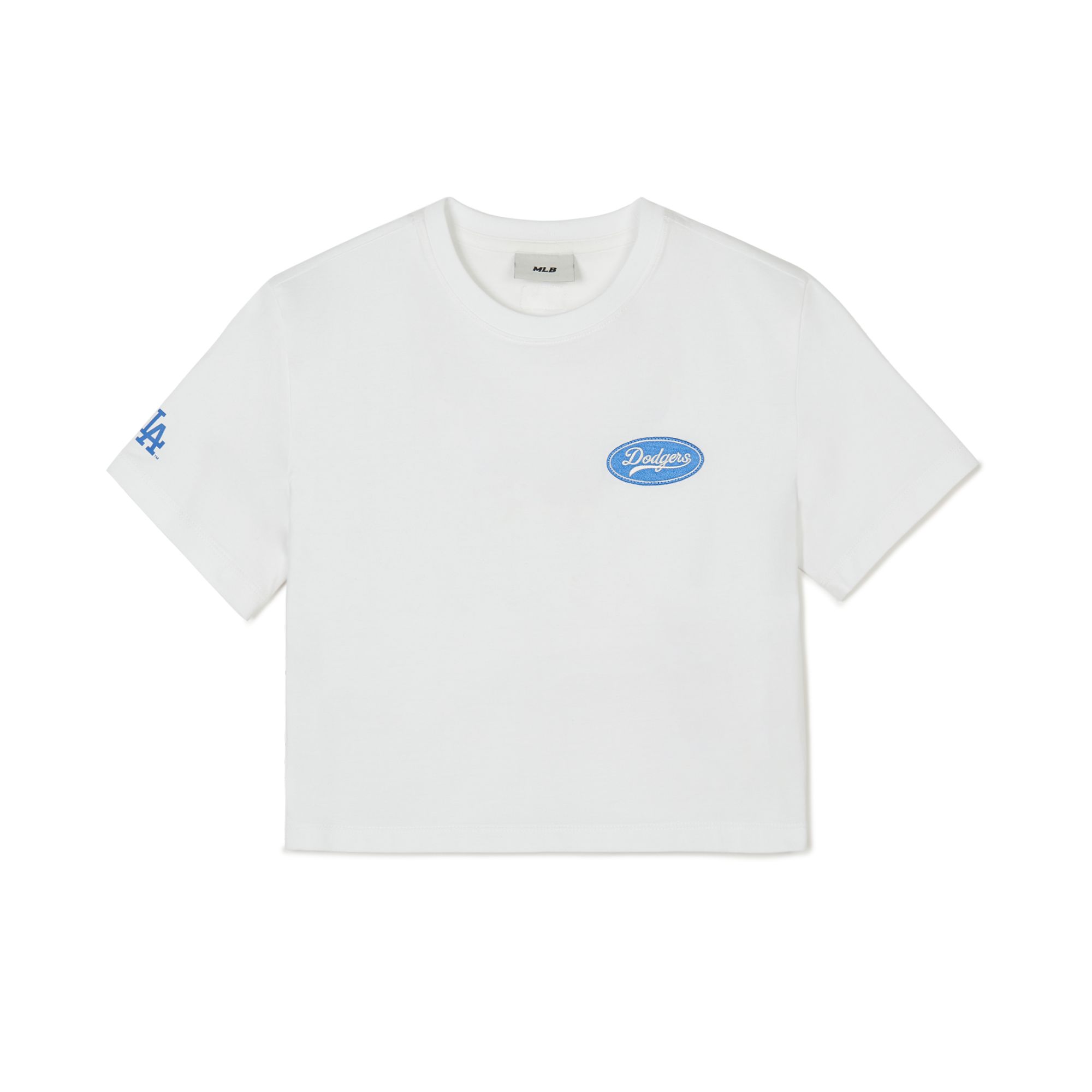 

New MLB Monogram Collection Los Angeles Dodgers T Shirts Women s White 3FTSV1843-07WHS S