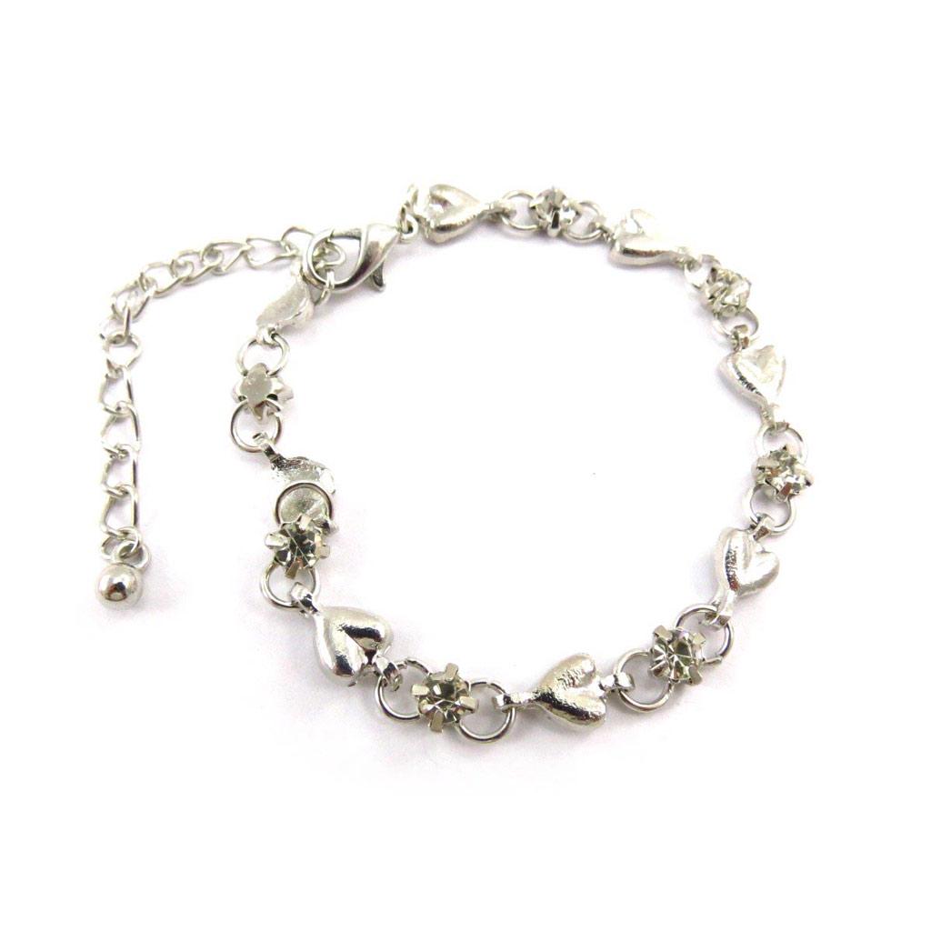 Les Trésors De Lily [J6853] - White 'Sissi' Designer Bracelet (love)