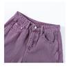 Wide Leg Denim Pants Loose Fit High Waist Spring Summer Casual Trousers