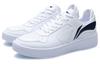 Li Ning Street Player Comfortable Low top Skateboard Shoes Unisex White Blue AGCQ251-6