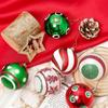 30Pcs/box Electroplated Painted Christmas Balls 6cm Christmas Tree Ornaments Ball  2024 New Year