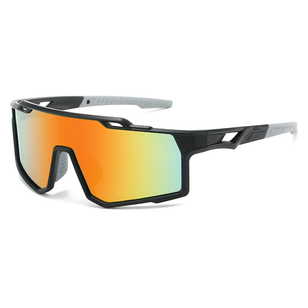 Winddichte Staubdichte Outdoor-Brille zum Radfahren Laufen Polarisierte PC-Gläser 99% UV-Blockierung Unisex-Design