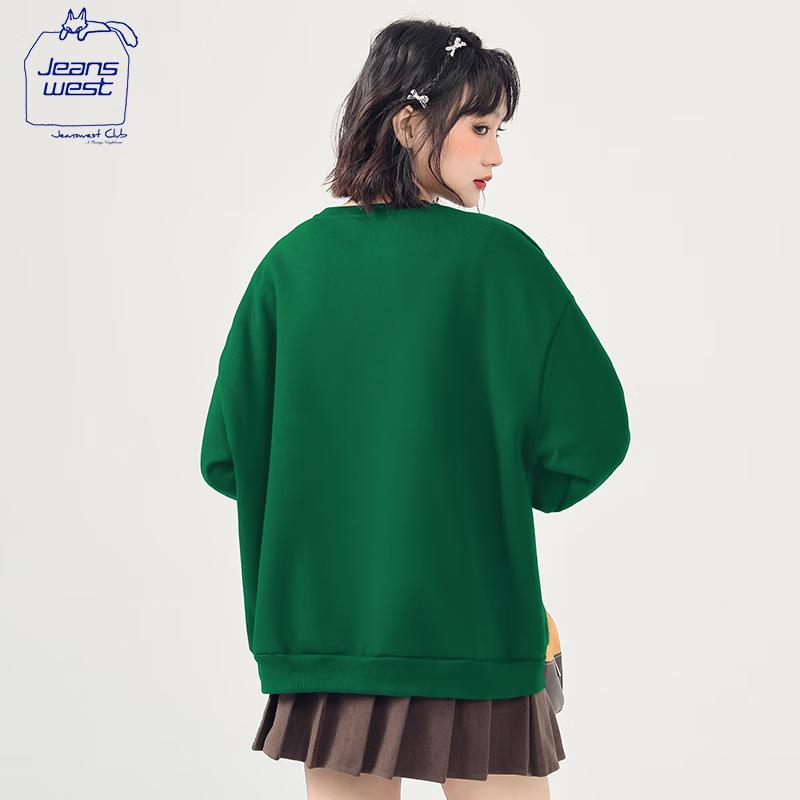 JEANSWEST CLUB Women's Casual Crewneck Sweatshirt