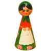 Pion figurine en bois Femme 90 mm