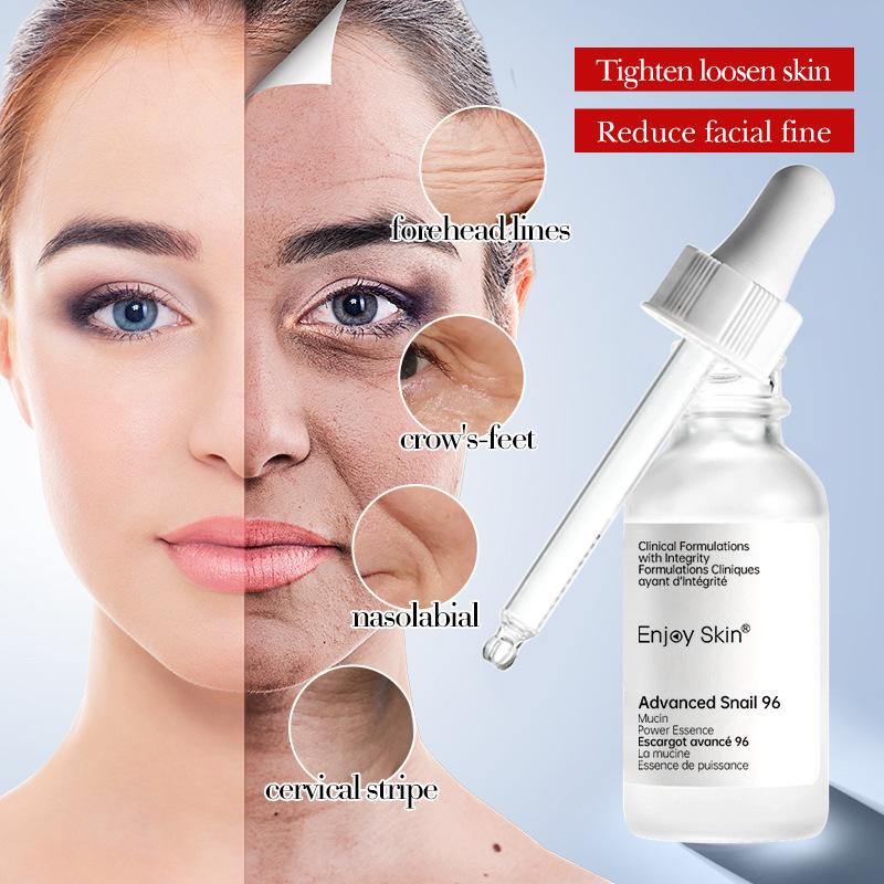 Snail Essence Brightening Double Essence Facial Tightening Whitening Moisturizing Repair Improving Dark Yellow