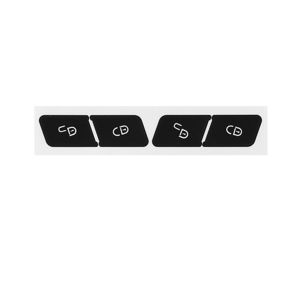 1 Set Matte Black Button Repair Decals for Mercedes-Benz V2 Front Brand New