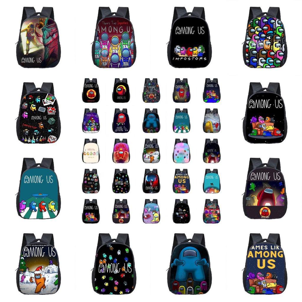 Students Spaceman Backpack Schoolbag Travel Bag Shoulderbag Bookbag