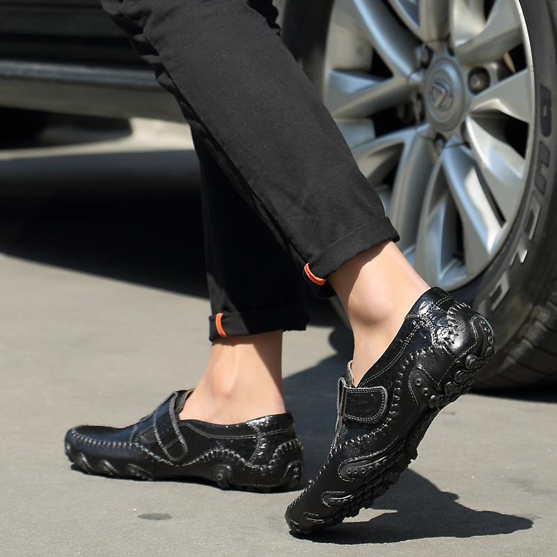 38-47 Мужские кожаные туфли ручной работы в европейском стиле — фото 16