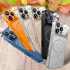 Original Glass Nano Matte Case For iPhone 17 Air 16 15 14 13 Pro Max 17Pro Magnetic For Magsafe Wireless Charging Armor Funda