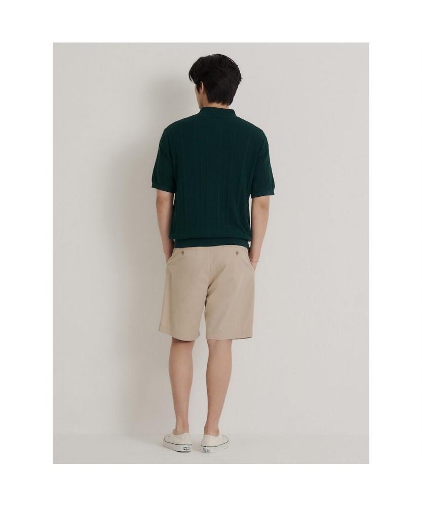 Binpolmen Mini Cable Collar Neck Knit Green