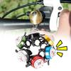 Bike Colored Bicycle Ring Bell Cycling Compass Riding Accessories Tool Durable