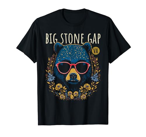 

Big Stone Gap Virginia USA Quirky Bear Design T-Shirt