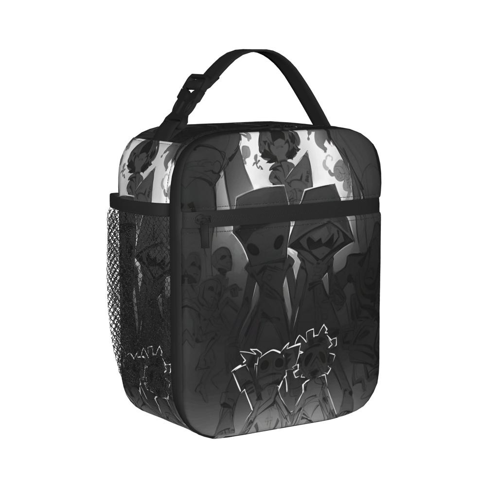 Little Nightmares Insulated Lunch Bag Cooler Bag Reusable,Meal Container Puzzle Survival Portable Tote Lunch Box Bento Pouch