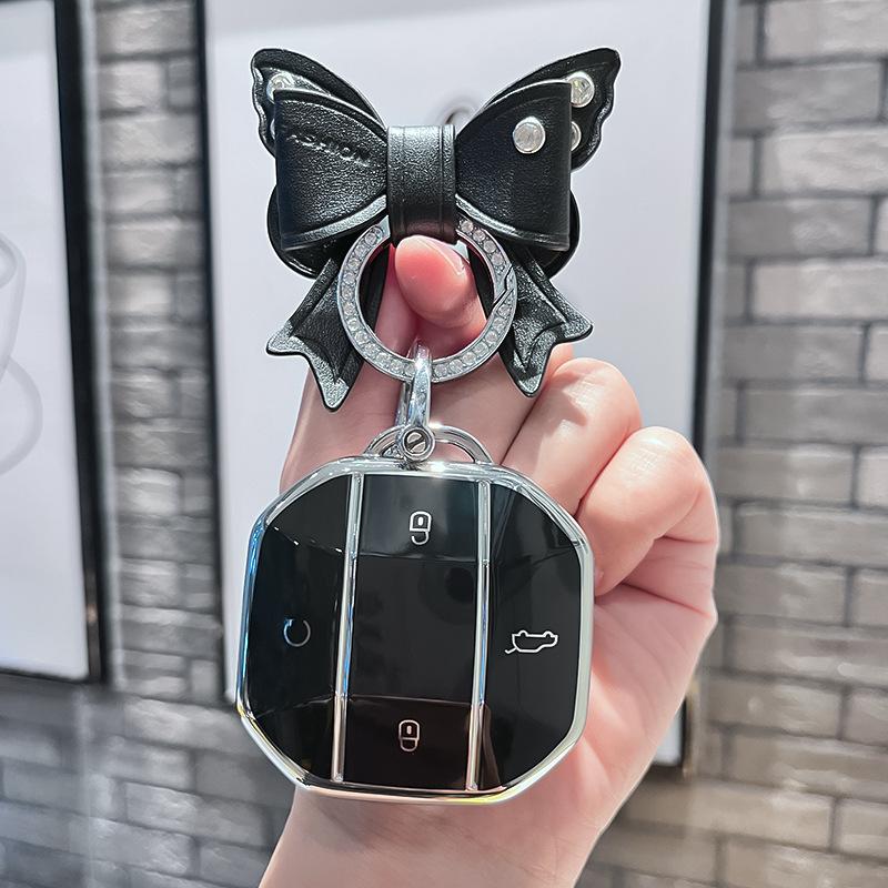 Tpu Car Remote Key Case Cover Protect Shell Fob For Chery Jetour Freer Freedom T2 Freer Traveller T1 Interior Accessories